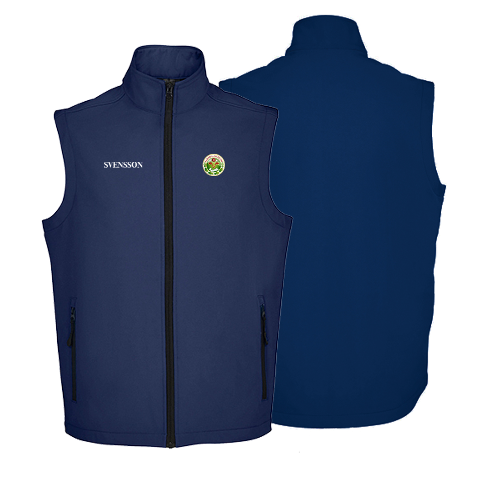 Softshell Väst Herr/Dam Marin med brodyr/tryck - 2