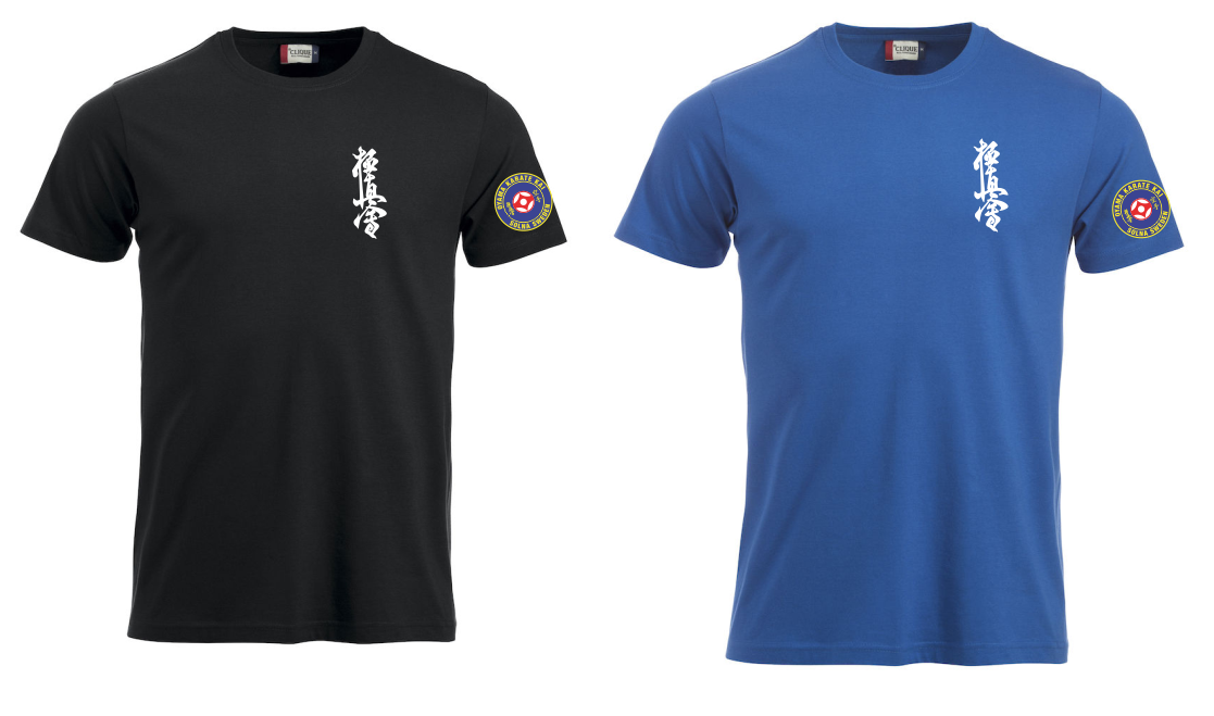 T-shirt med kalligrafi + logo