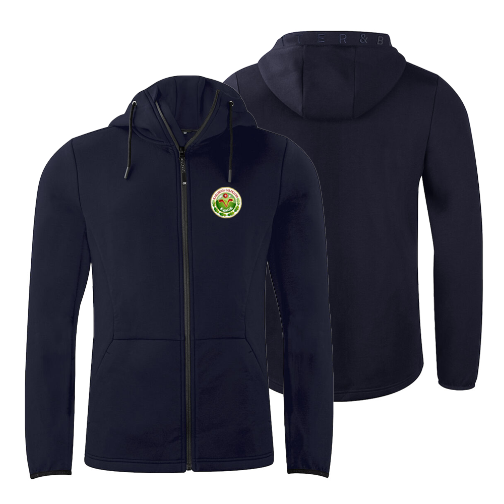 Pemberton Hood Full Zip Herr/Dam Marin med brodyr