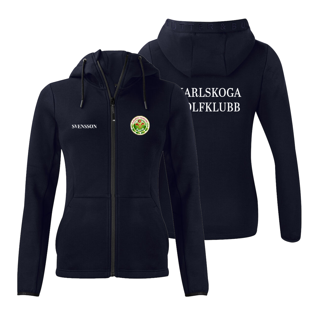 Pemberton Hood Full Zip Herr/Dam Marin med brodyr - 8