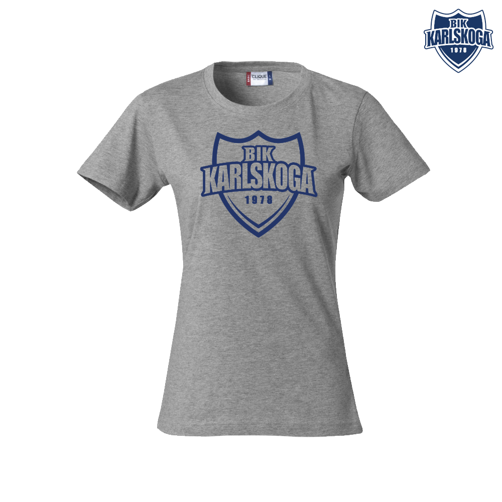 Grå T-shirt med stort tryck - 3