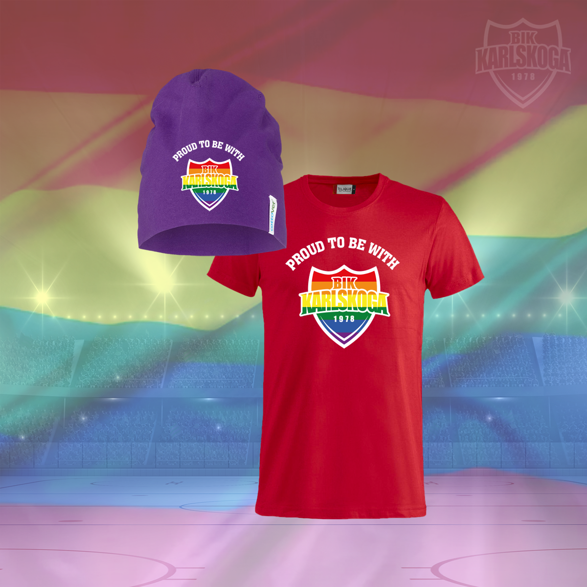 Proud to be with BIK T-shirt + Mössa - 32