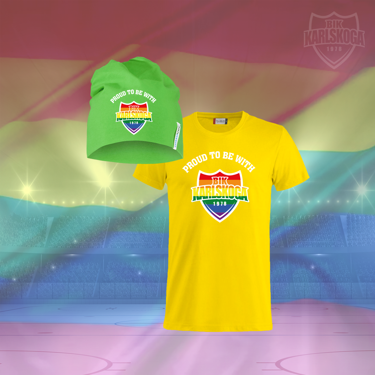 Proud to be with BIK T-shirt + Mössa - 22
