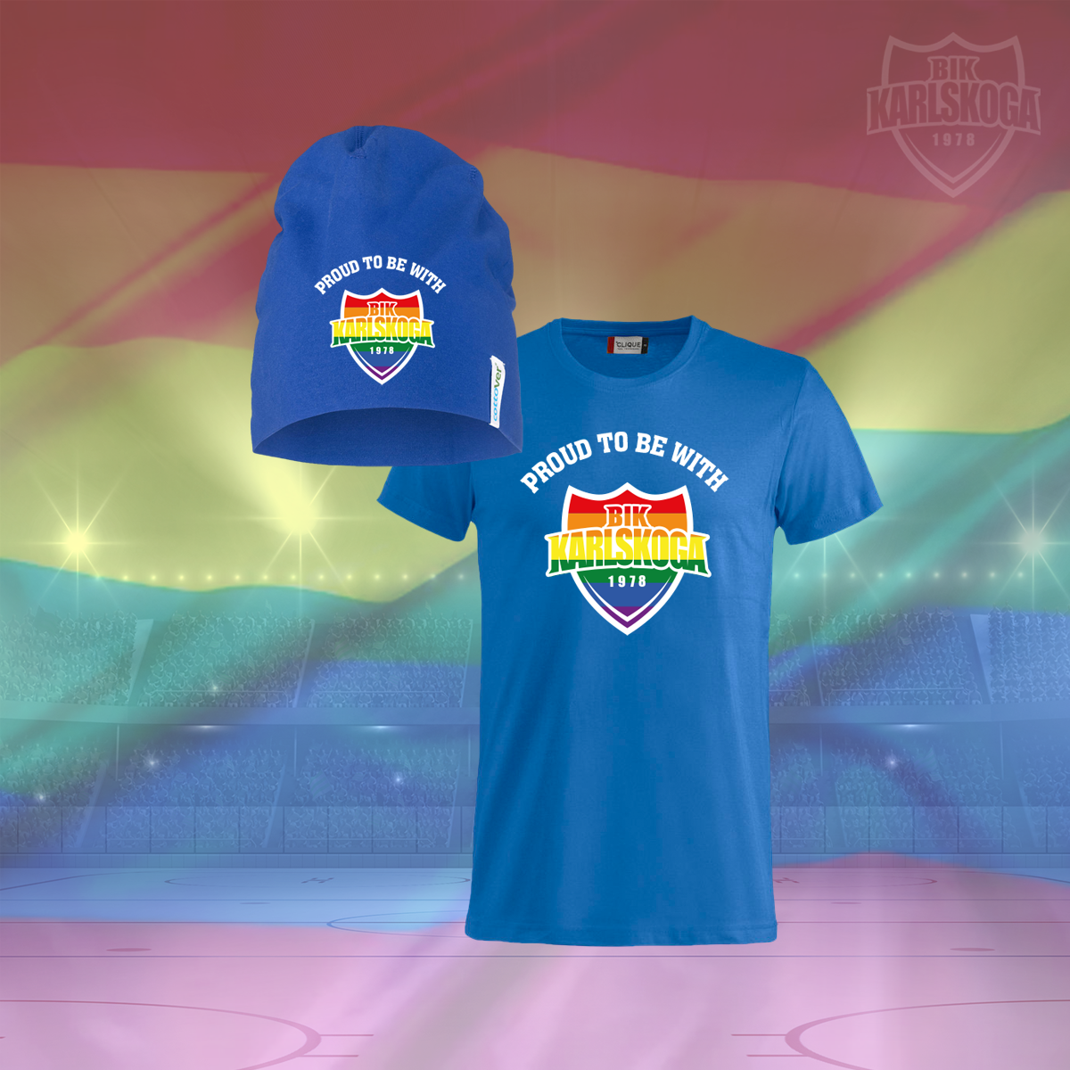 Proud to be with BIK T-shirt + Mössa - 30