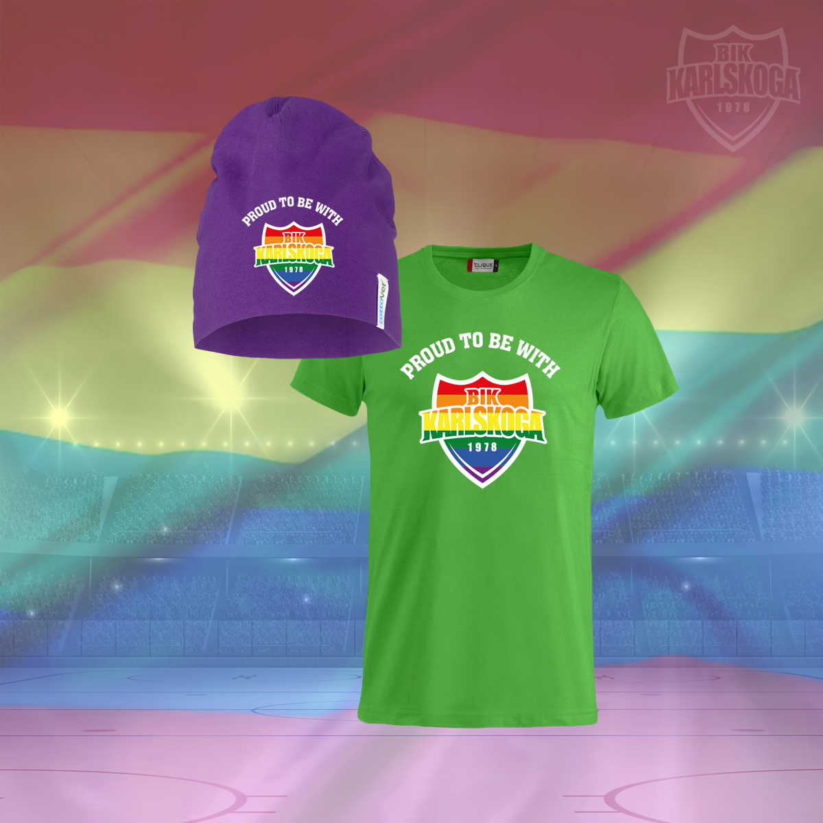 Proud to be with BIK T-shirt + Mössa - 35