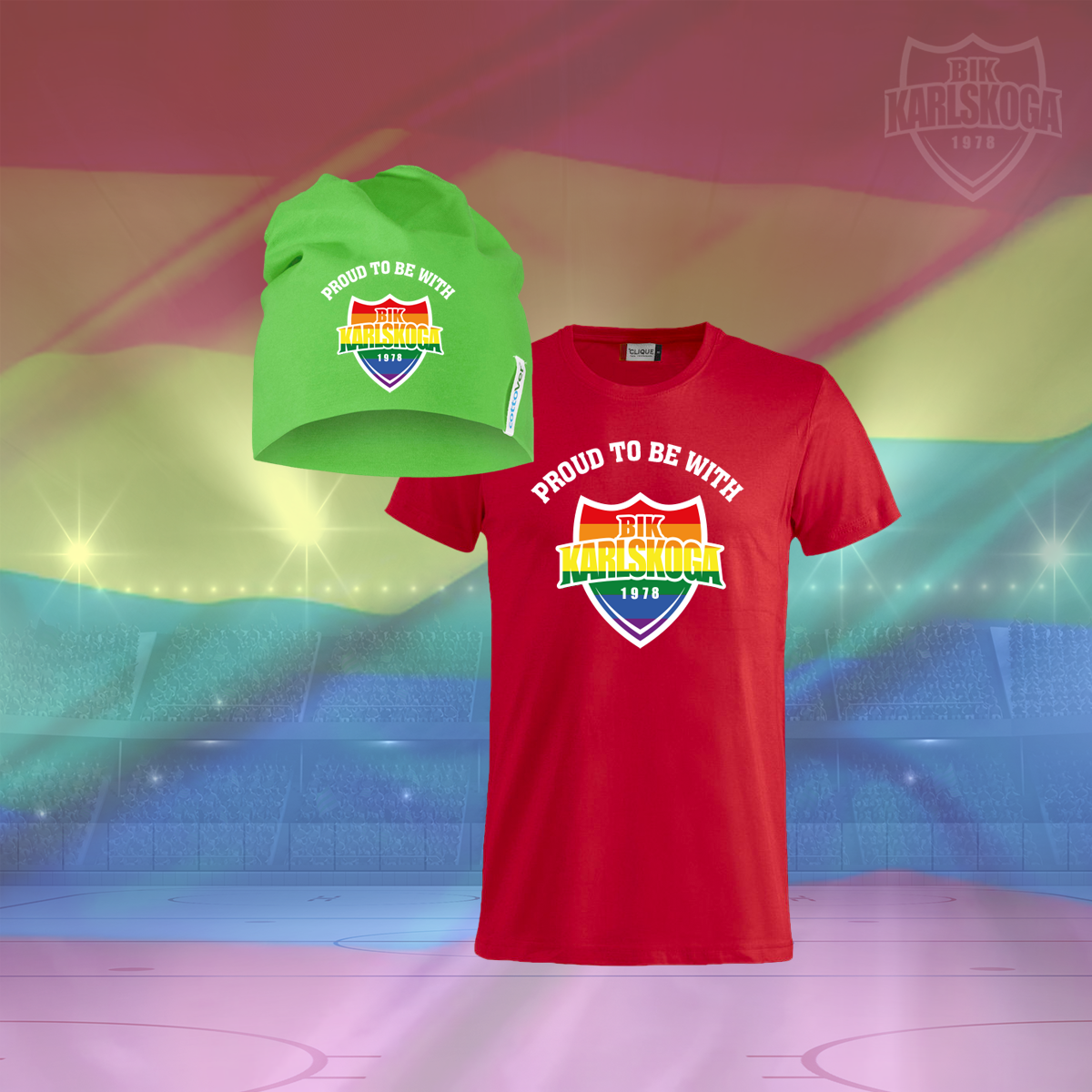 Proud to be with BIK T-shirt + Mössa - 20