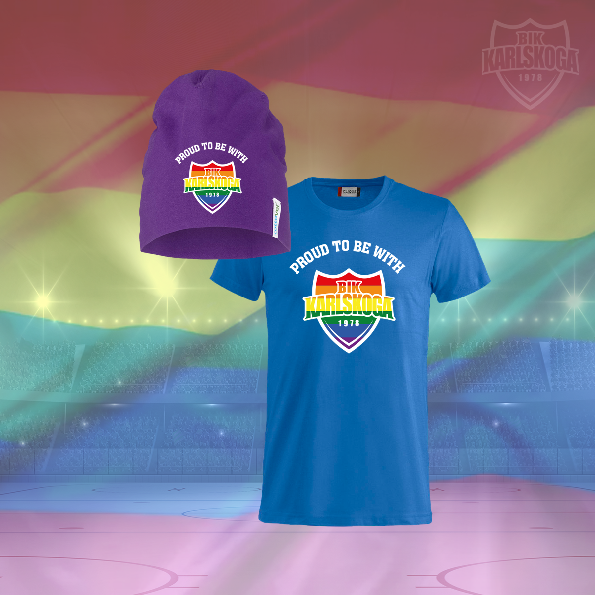 Proud to be with BIK T-shirt + Mössa - 36