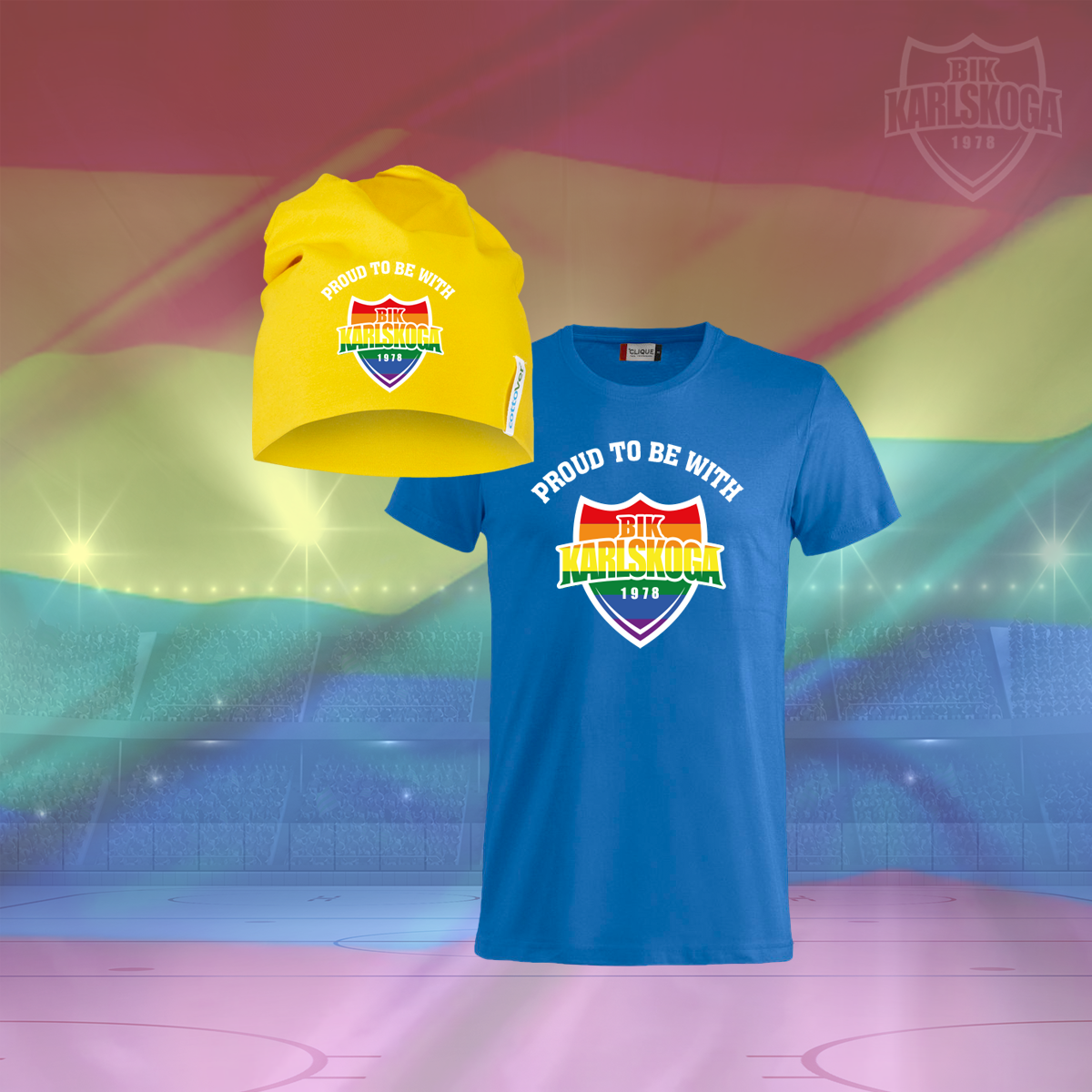 Proud to be with BIK T-shirt + Mössa - 18