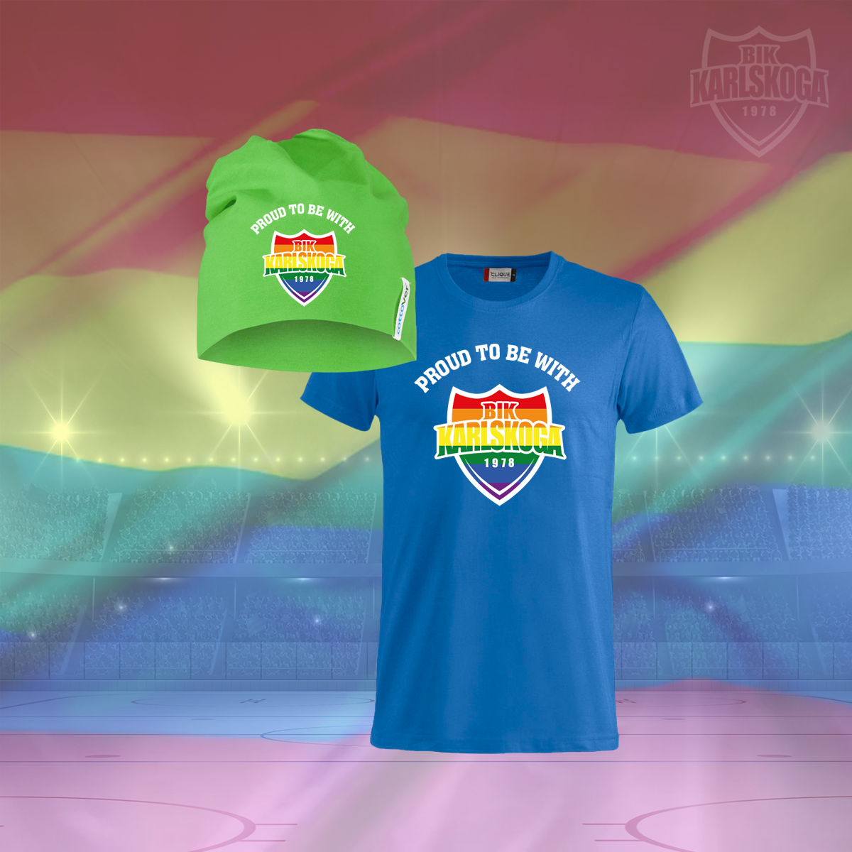 Proud to be with BIK T-shirt + Mössa - 24