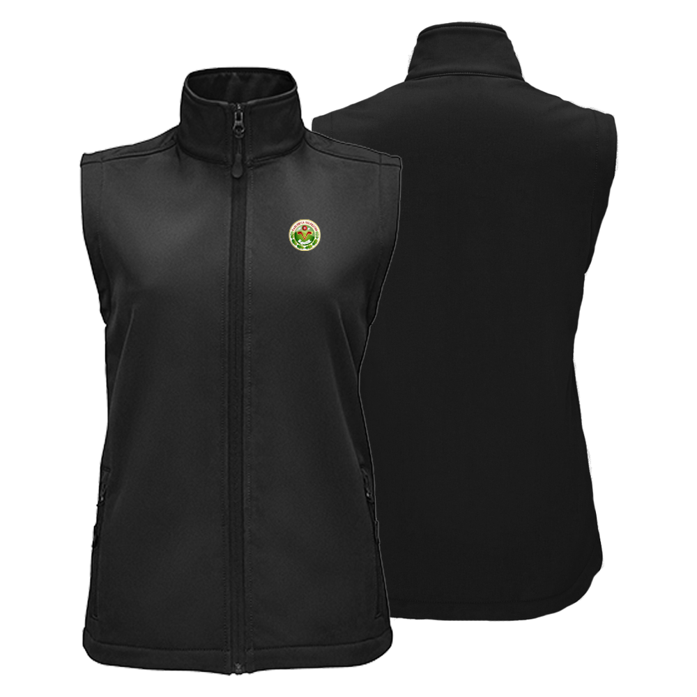 Softshell Väst Herr/Dam Svart med brodyr/tryck - 5