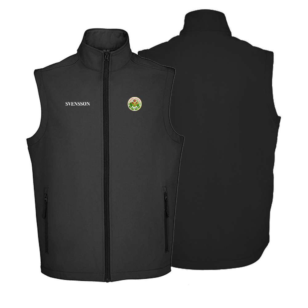 Softshell Väst Herr/Dam Svart med brodyr/tryck - 2