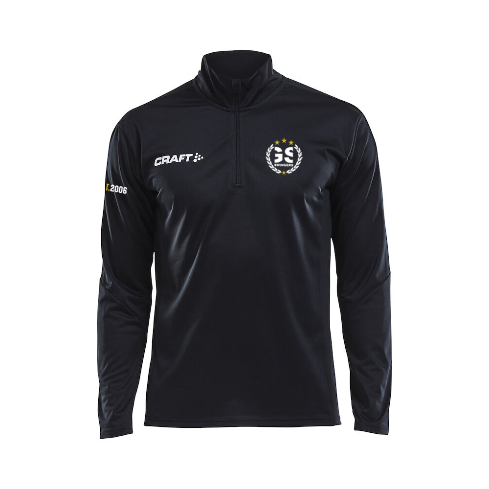 Progress halfzip med brodyr