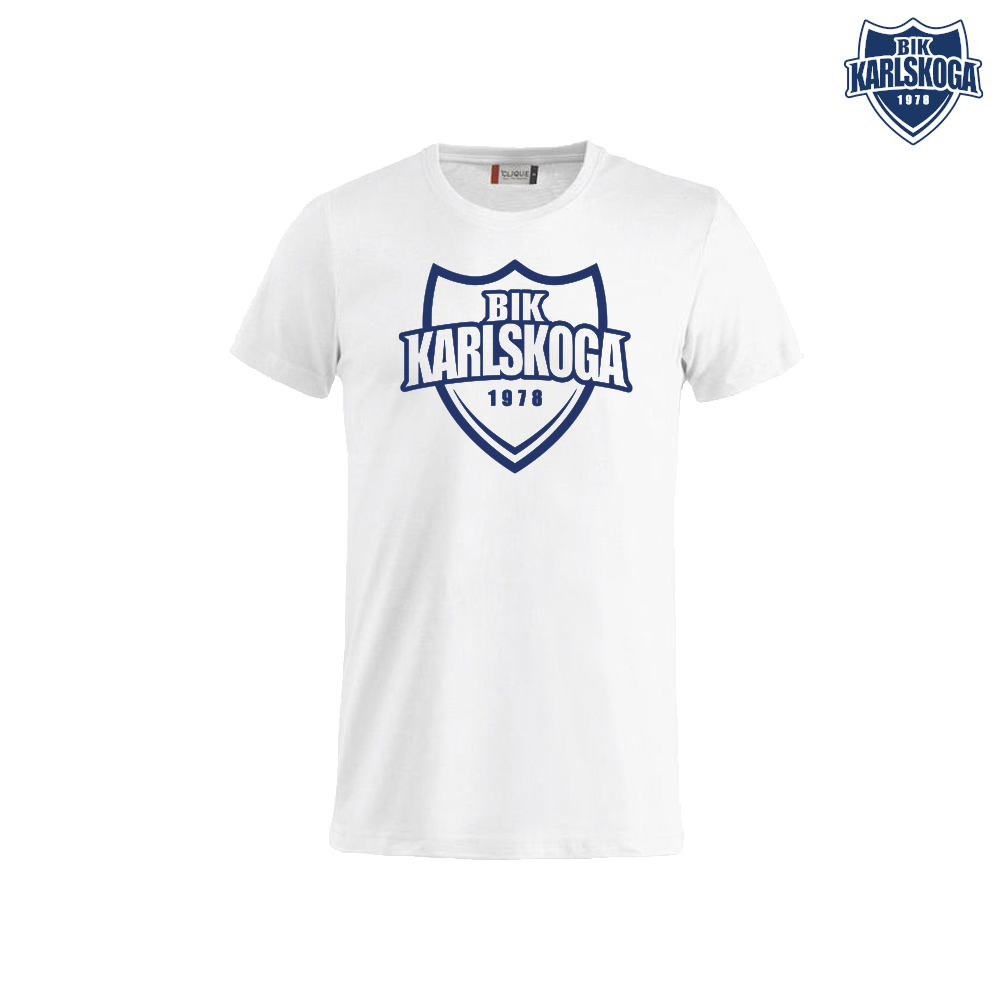Vit T-shirt med stort tryck