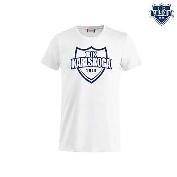 Vit T-shirt med stort tryck