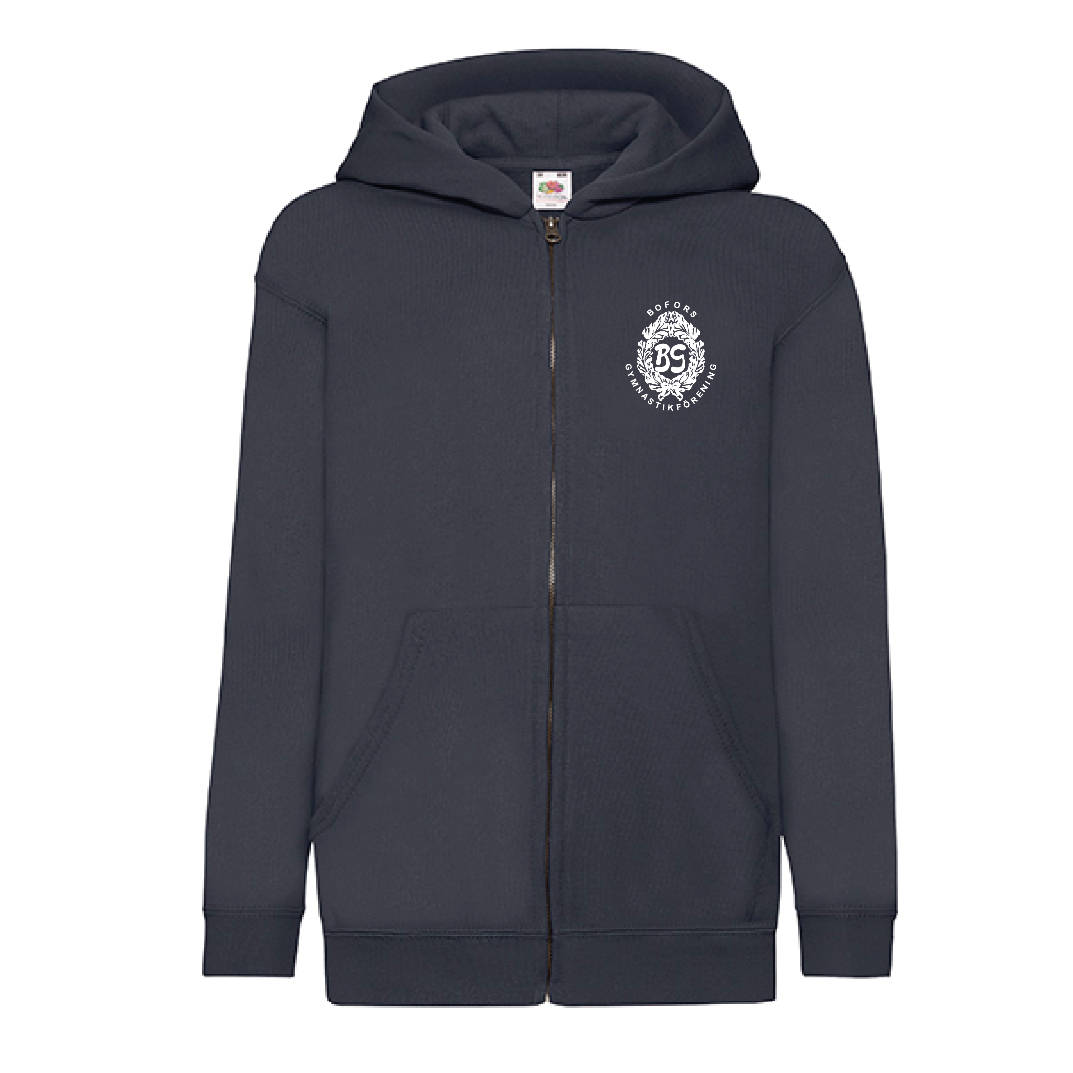 BG Hoodie med dragkedja  - Junior