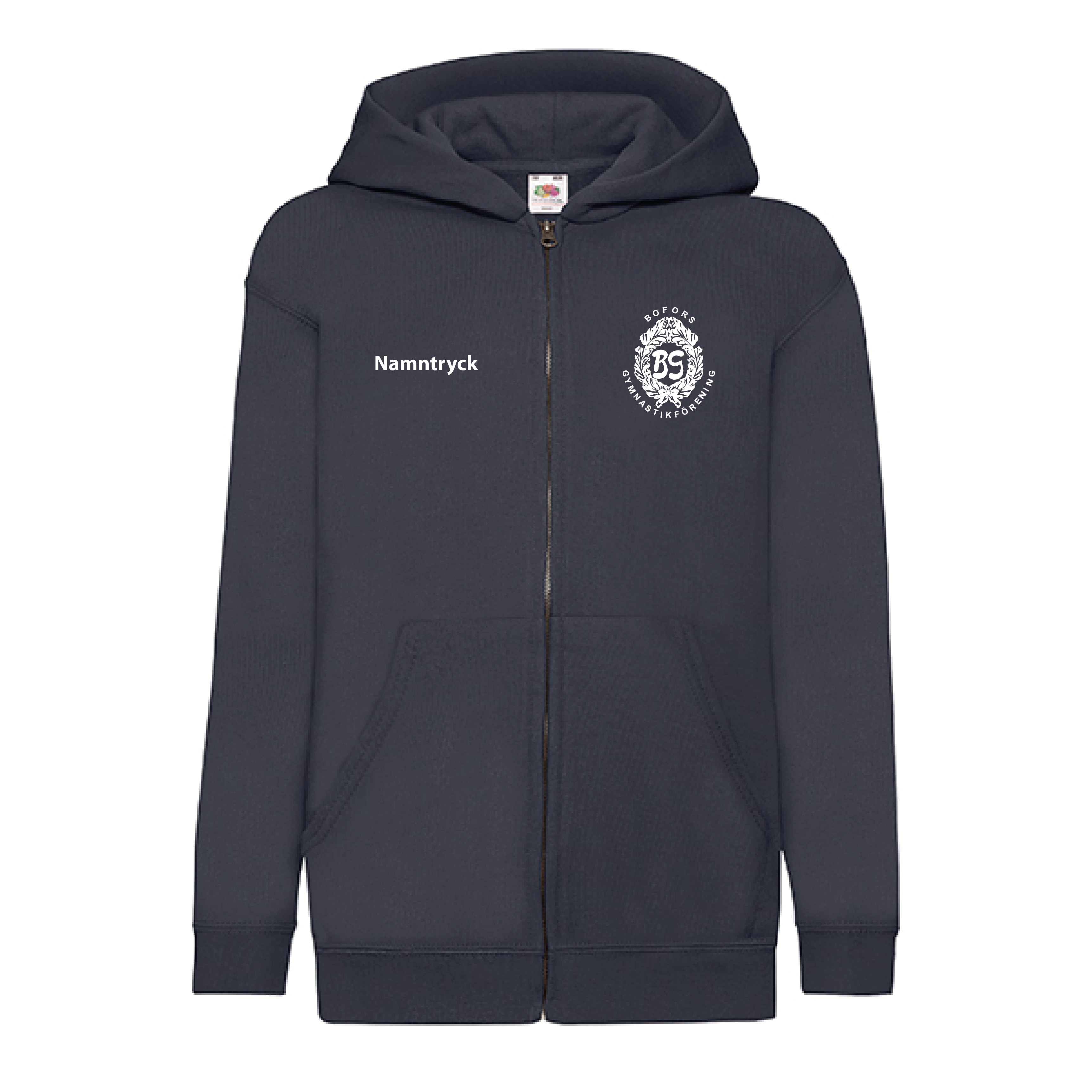 BG Hoodie med dragkedja  - Junior - 2
