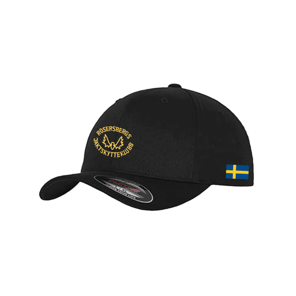 Svart Keps flexfit med brodyr (HORN)