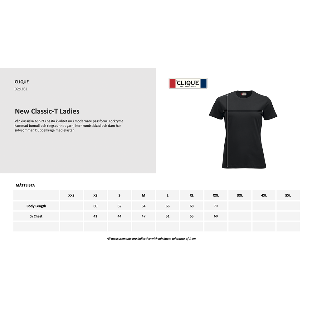 T-Shirt Classic Herr / Dam - 4