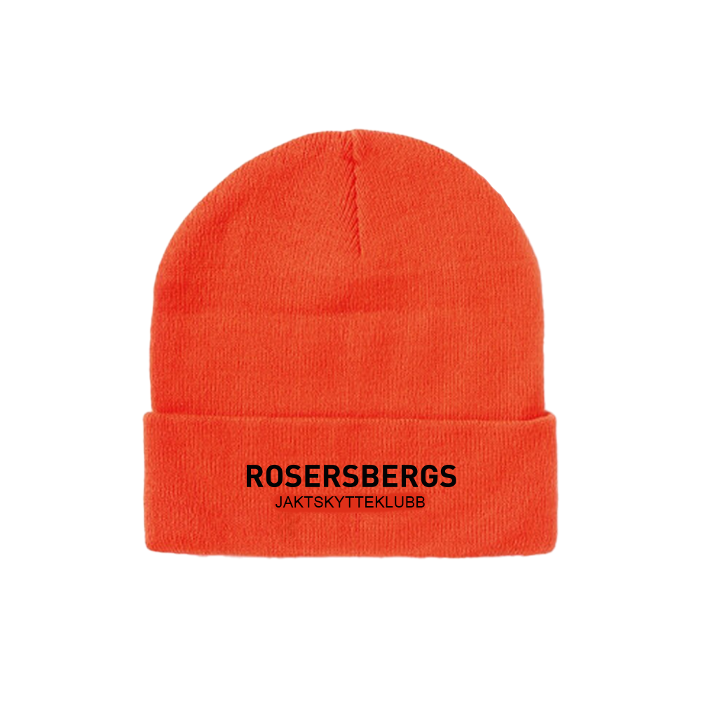 Orange Mössa med brodyr (HORN)
