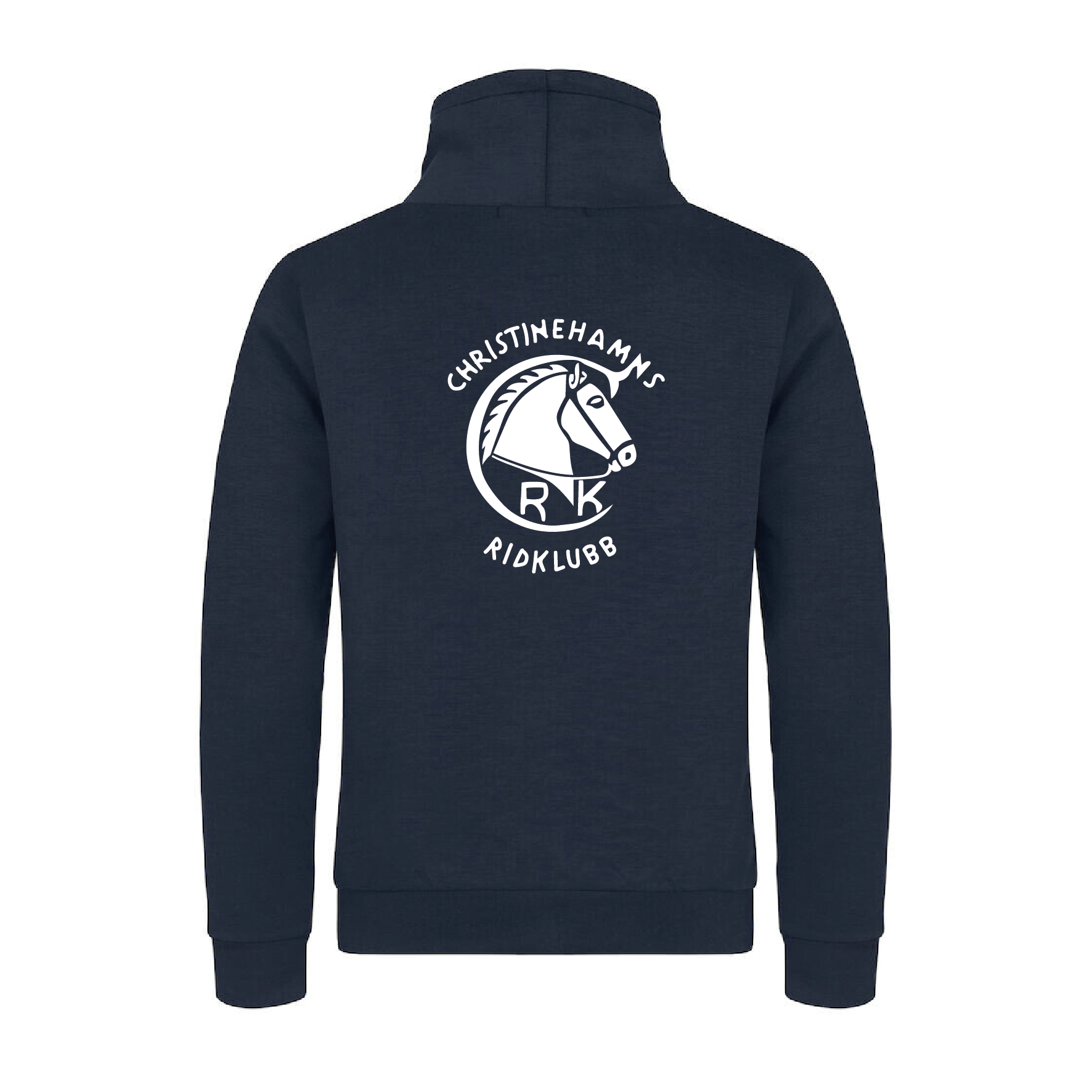 Sweatshirt med hög krage och tryck - 10