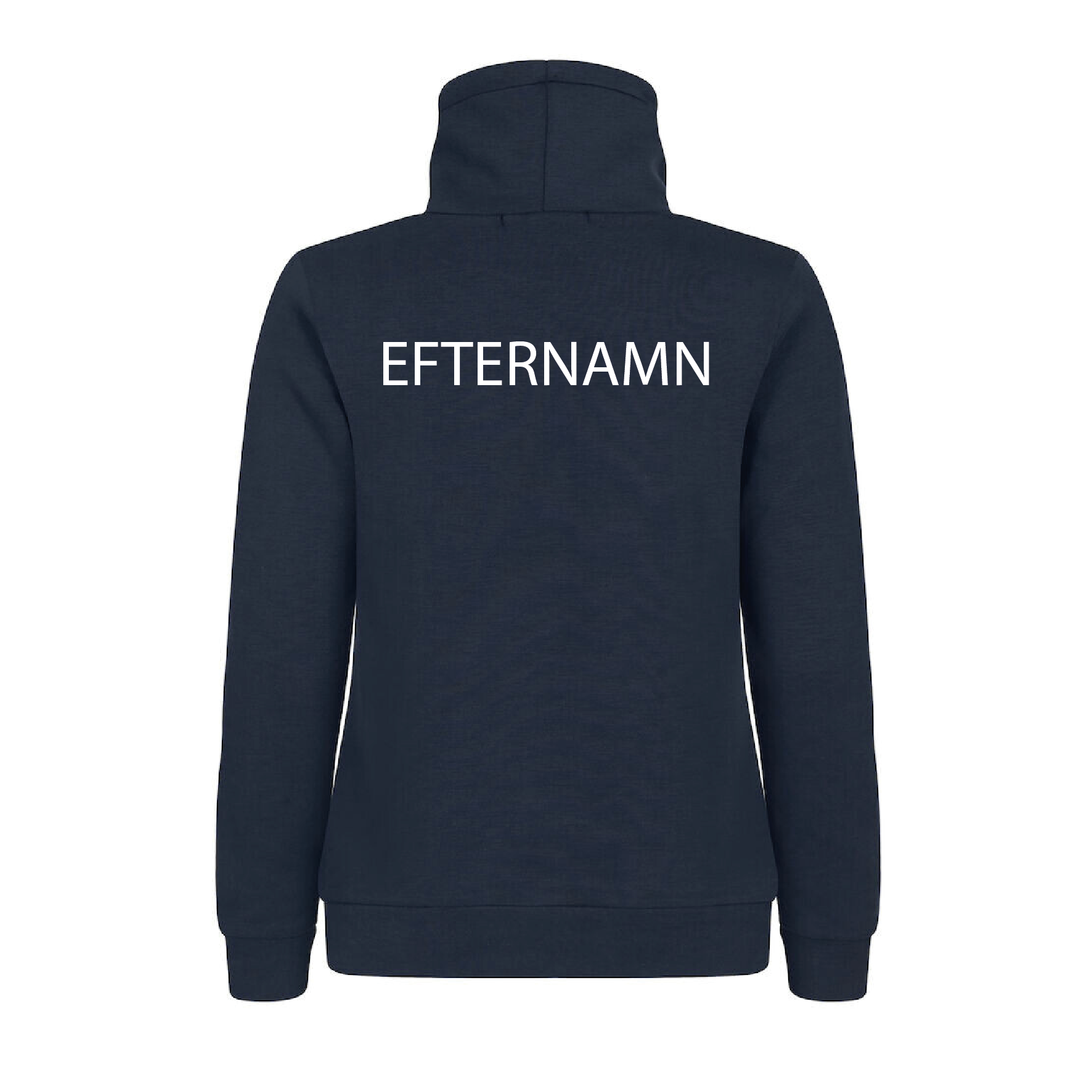 Sweatshirt med hög krage och tryck - 7