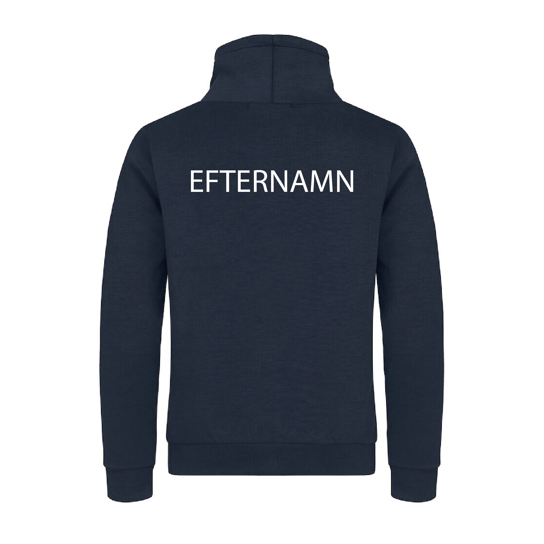 Sweatshirt med hög krage och tryck - 8