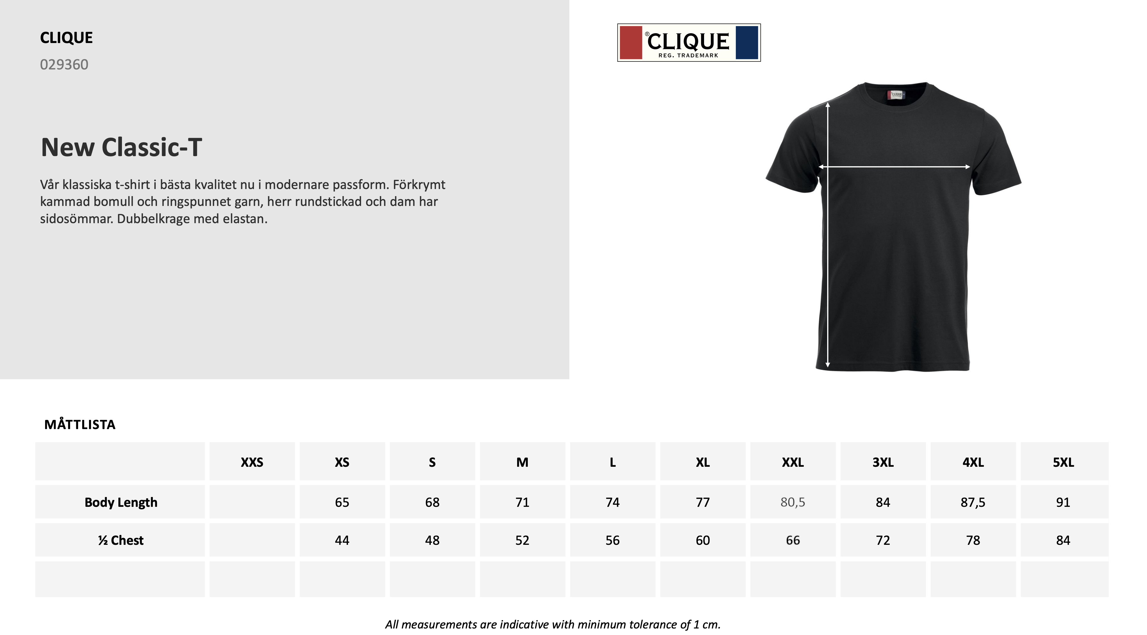New Classic-T Herr/Dam stort tryck - 3