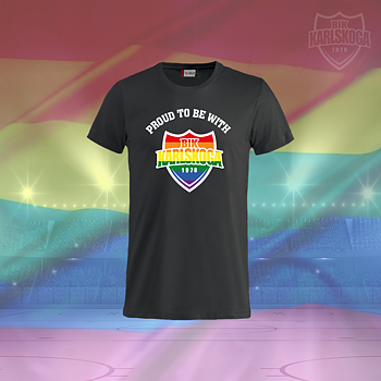 Proud to be with BIK T-shirt Svart