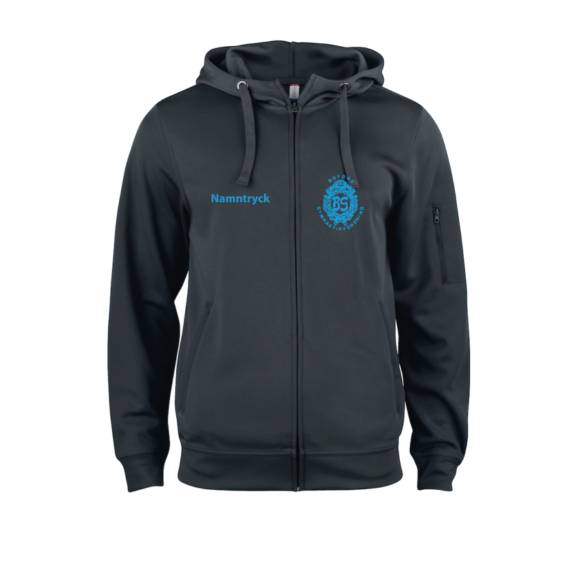 BG Hoodie med dragkedja  - Dam/Herr Vuxen - 12
