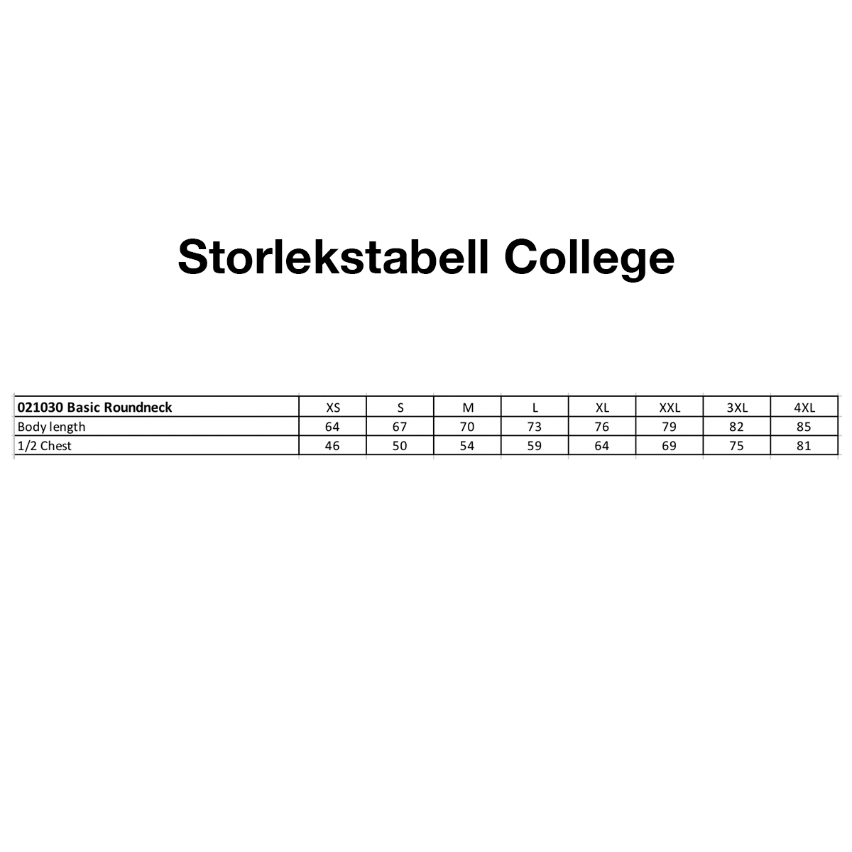 Basic College Svart Unisex - 3