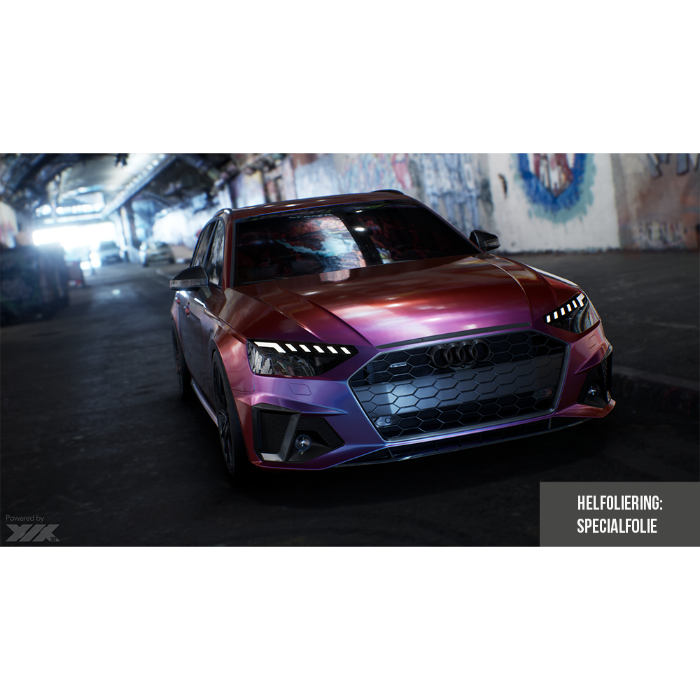 Helfoliering Mellan (tex Audi A4) - 7