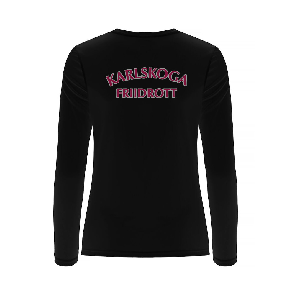 Långärmad funktions T- shirt med tryck - 4
