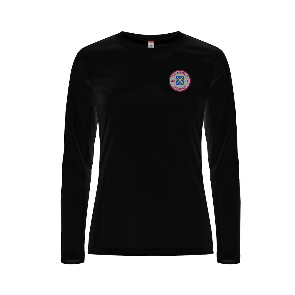 Långärmad funktions T- shirt med tryck - 2