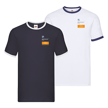 T-shirt med kontrastfärg Unisex med tryck (02 CLUB)