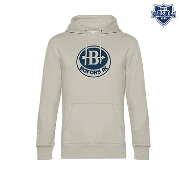 Beige Hood med RETRO tryck