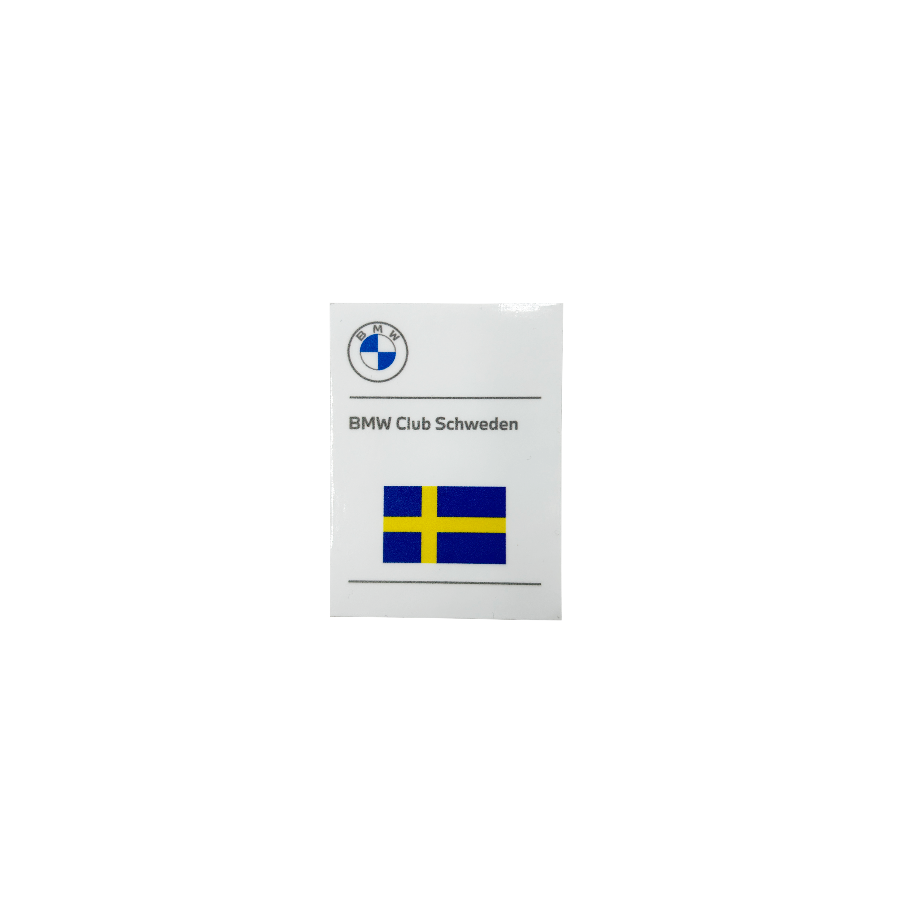 Liten spegelvänd dekal
