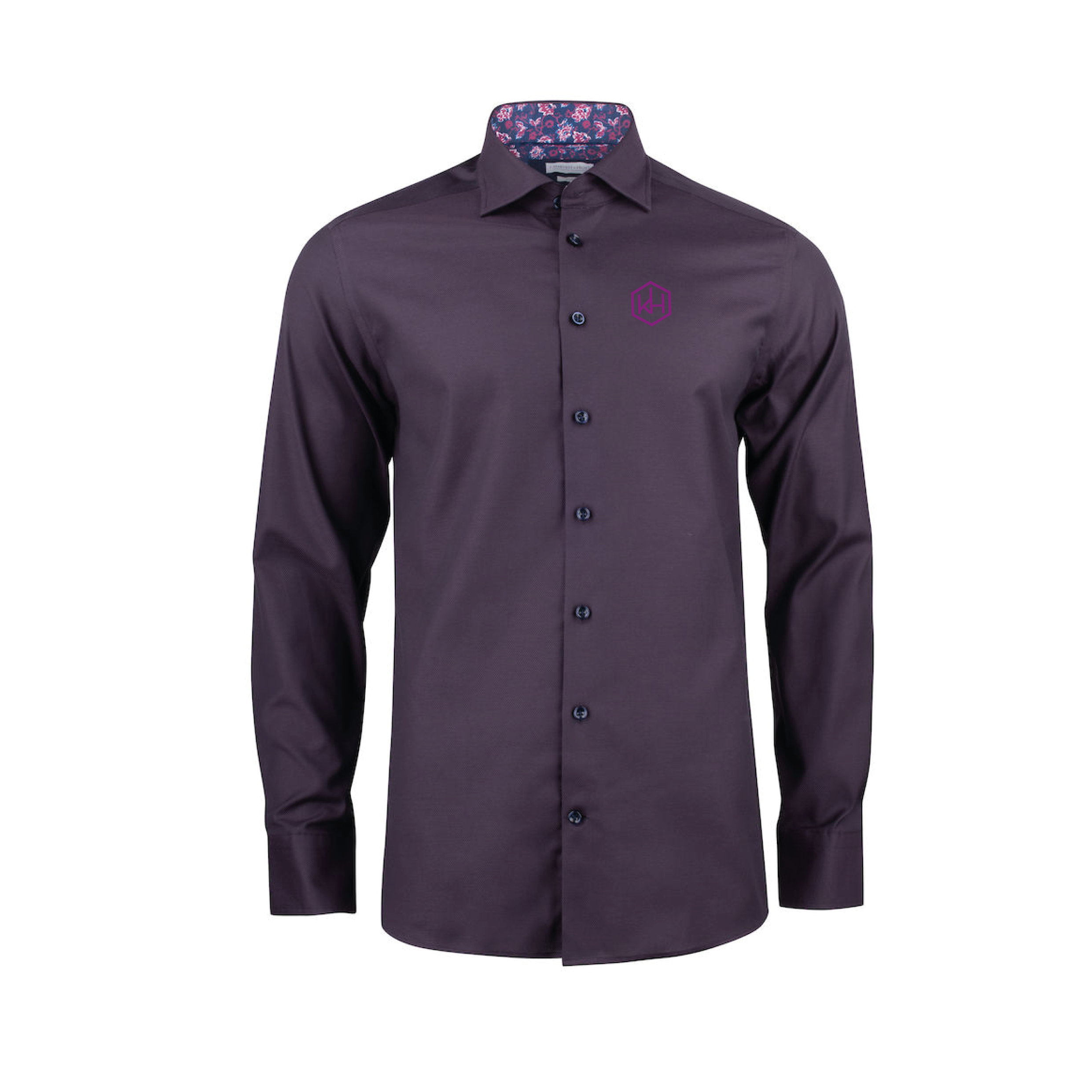 Skjorta Lila Herr Regular/Slim fit