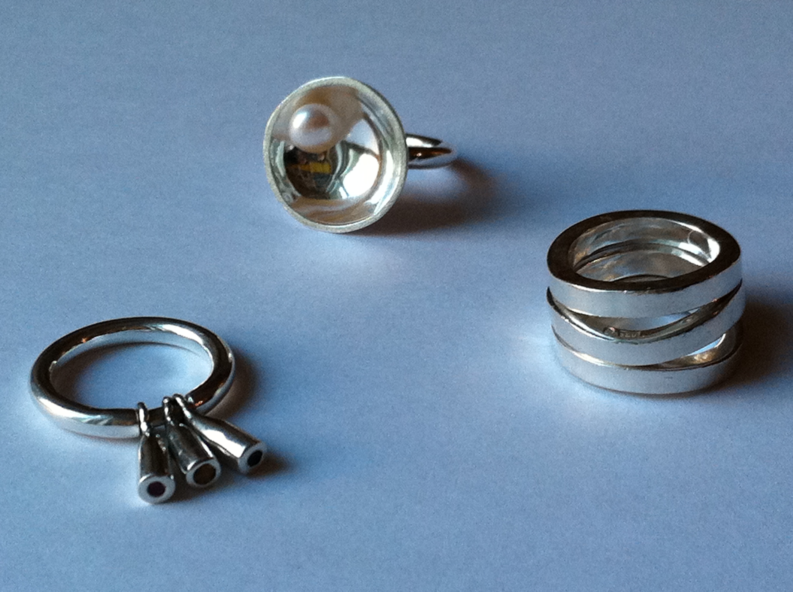 Ring med sötvattenpärla - 3