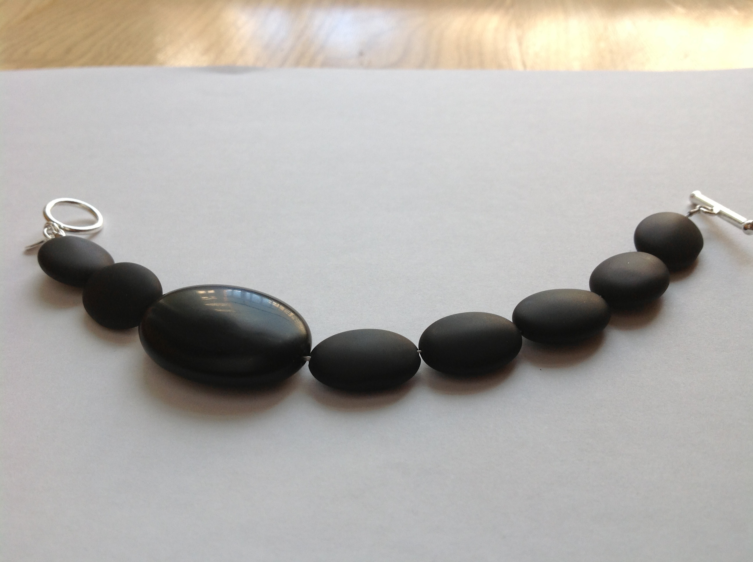 Armband med grön aventurine eller svart matt onyx - 5