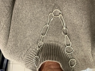 Halsband Design. Länkar med bygellås - 8