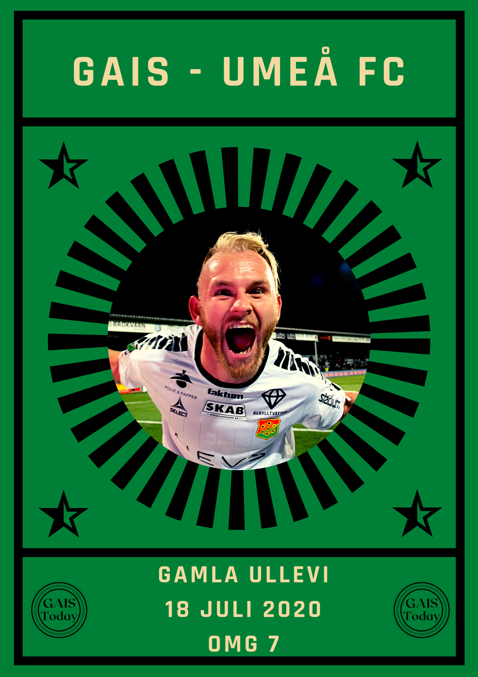Matchprogram GAIS - Umeå FC
