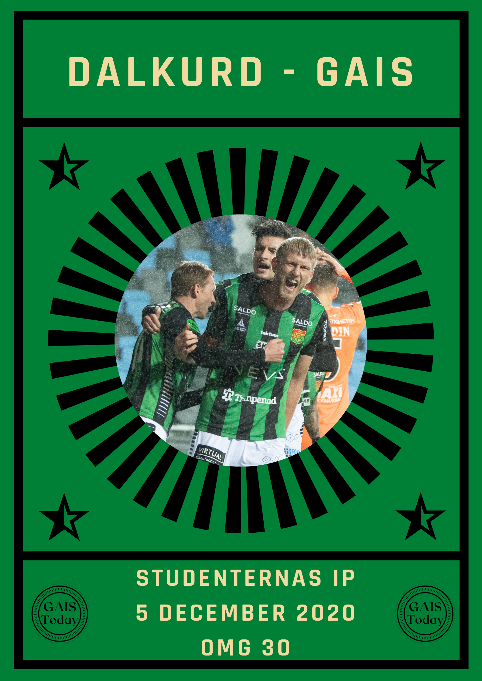 Matchprogram Dalkurd - GAIS