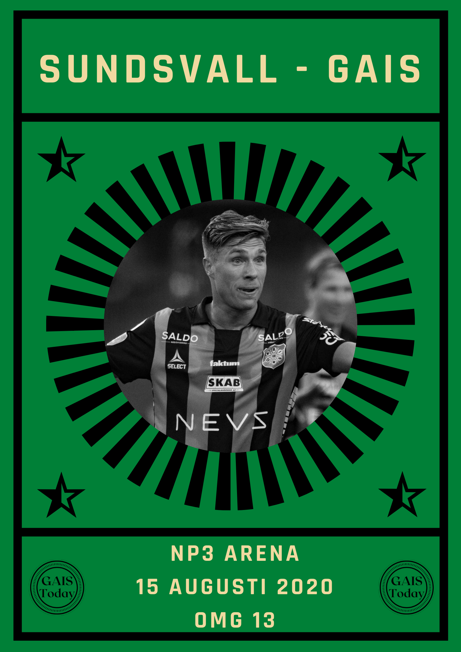 Matchprogram GIF Sundsvall - GAIS