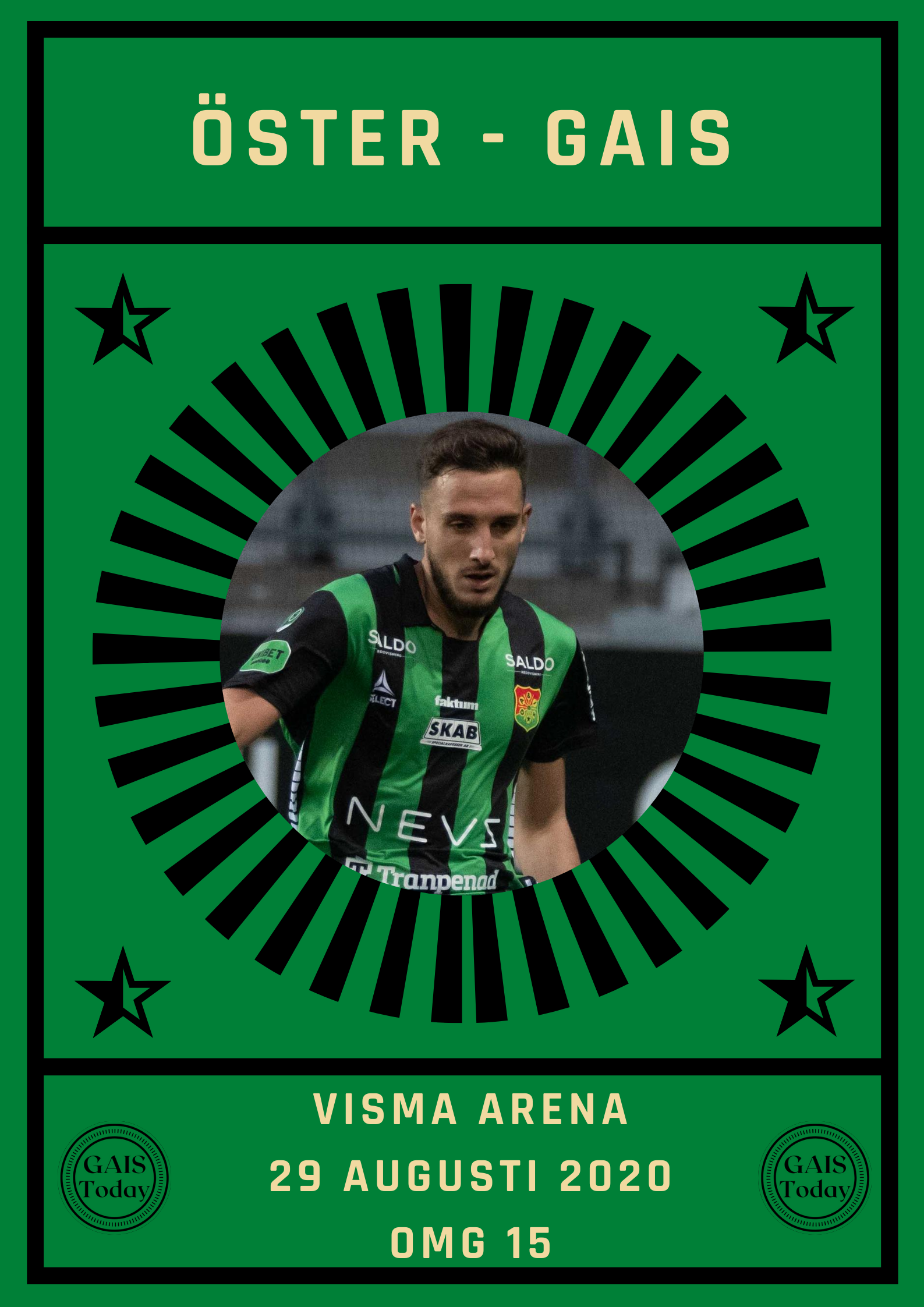 Matchprogram Öster - GAIS
