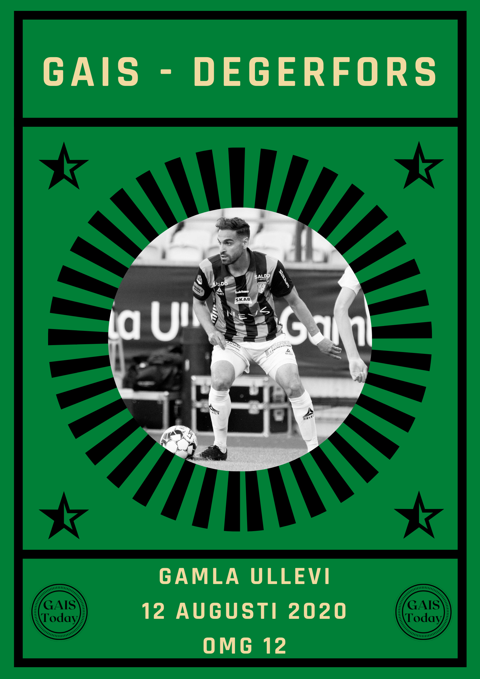Matchprogram GAIS - Degerfors