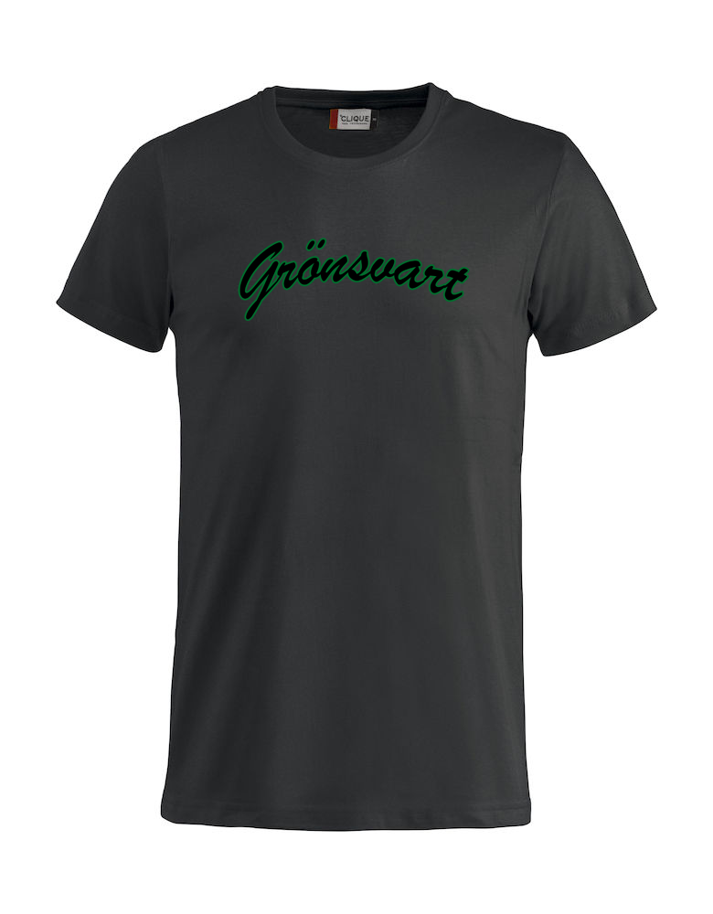 T-shirt, Grönsvart - 3