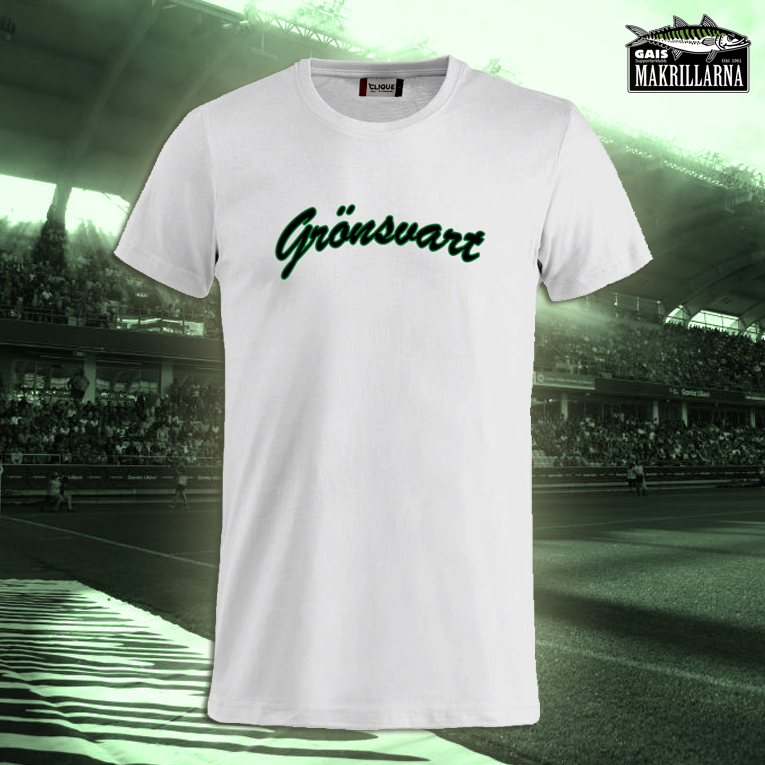 T-shirt, Grönsvart