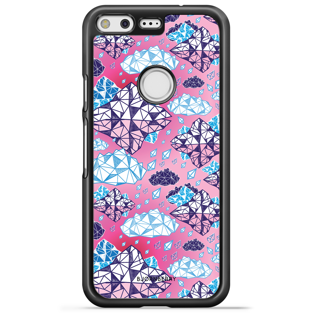Google Pixel Case - Geometric Clouds