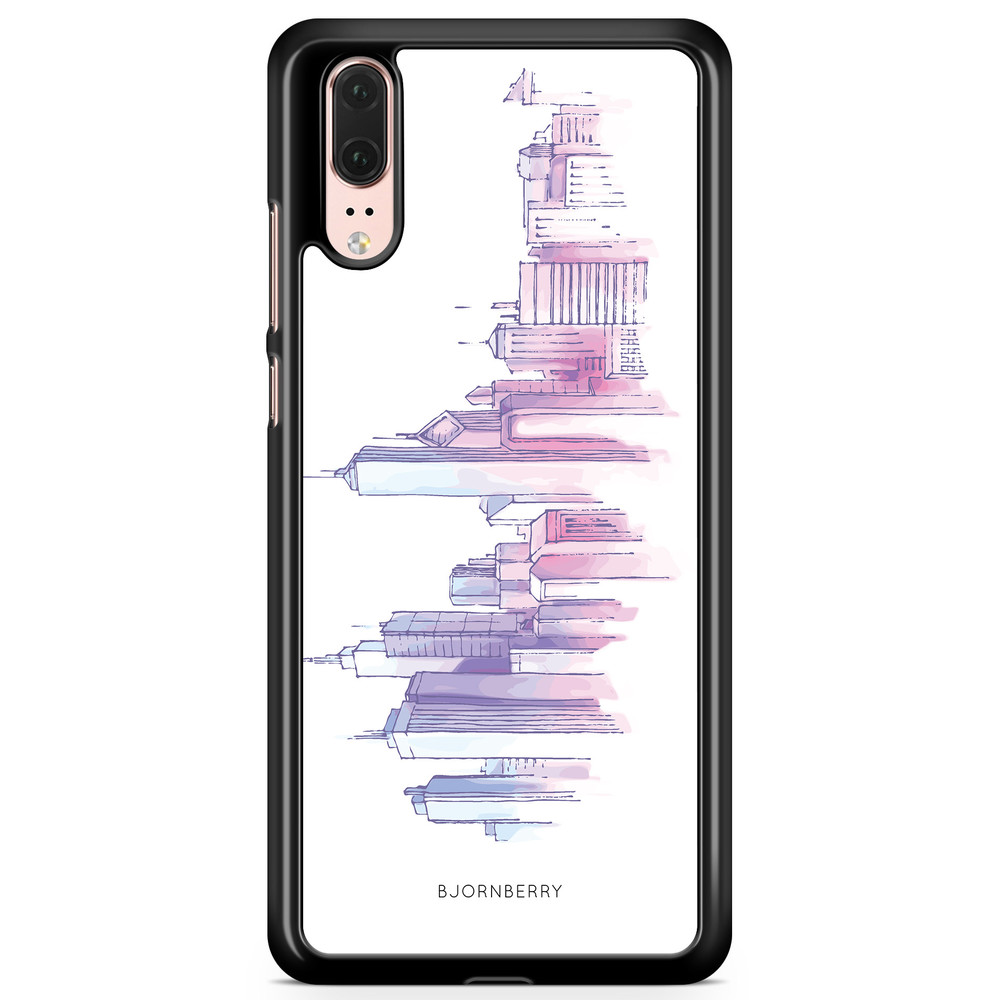 Huawei P20 Case - Watercolor Skyline