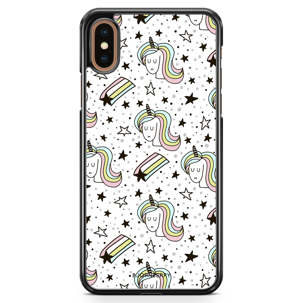 iPhone XS Max Case - Unicorn Pattern